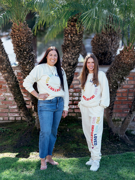 you are loved and important adult sweatshirt