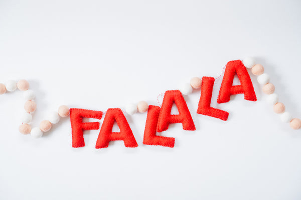 Hand Stitched Felt Letters