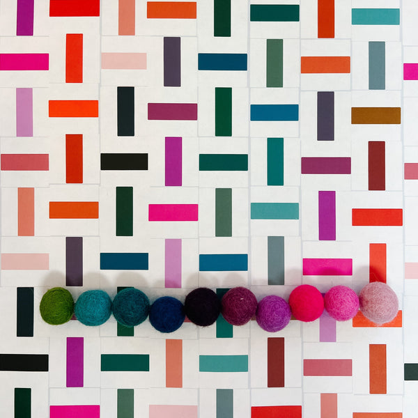 Hello Maypole x Shavs Paper Felt Balls