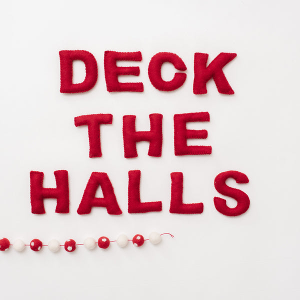 Hand Stitched Felt Letters