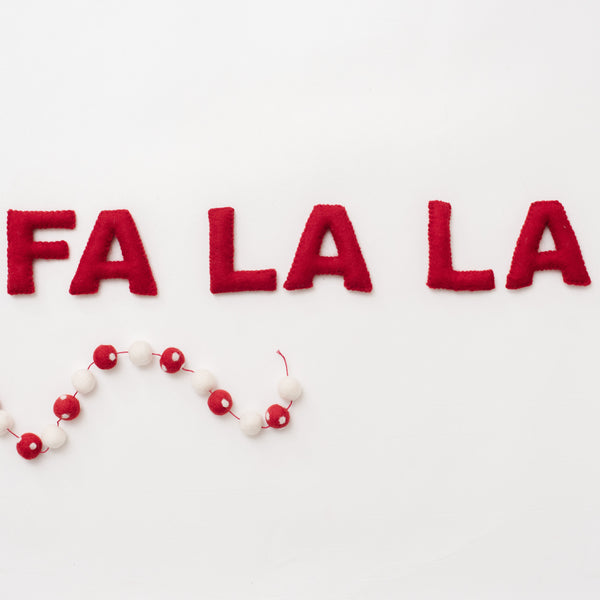 Hand Stitched Felt Letters