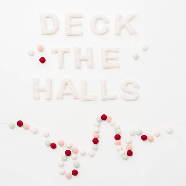 Hand Stitched Felt Letters