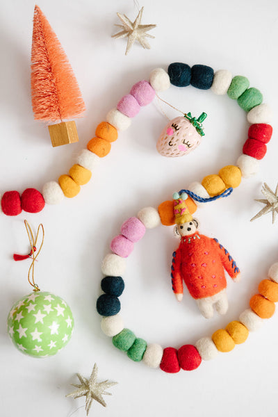 Gumball Felt Ball Garland